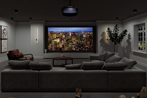grey Sony home theater