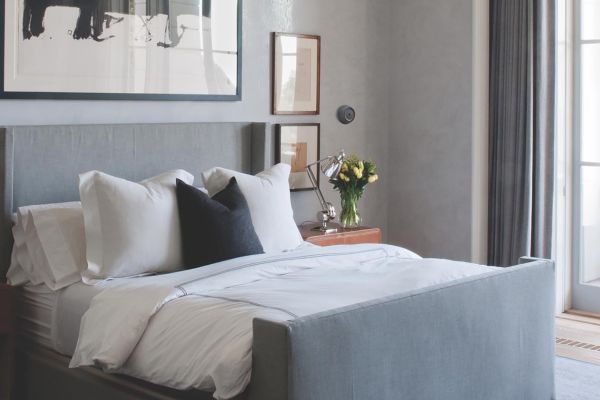 Josh.Ai on a wall on a bedroom